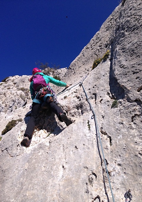 Laura on Bernia ridge