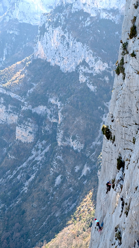 Some climbers on Escales